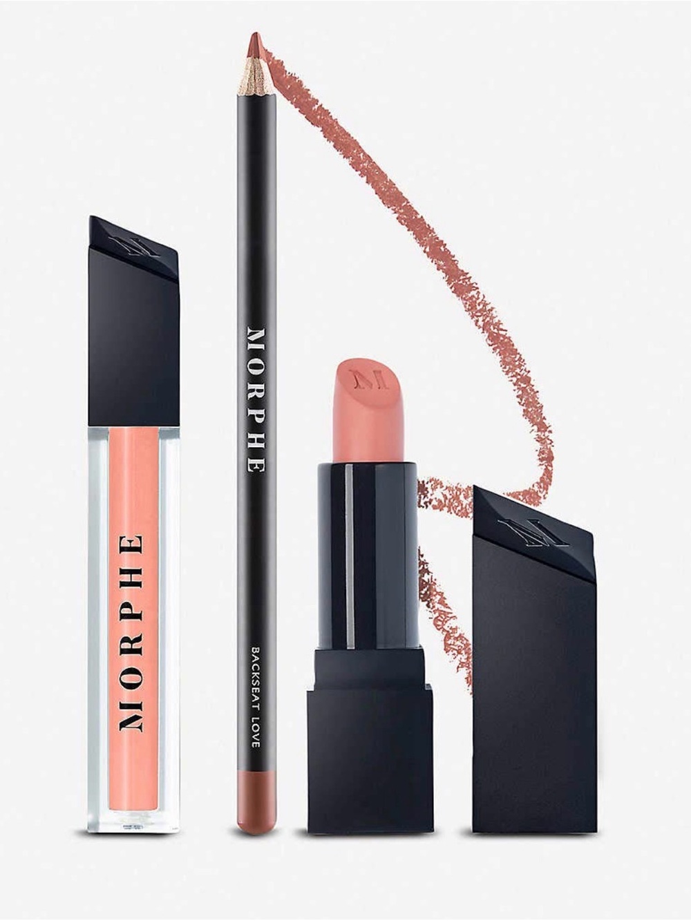 VAULTED ~ Morphe Cosmetics ~ ‘NUDE PINK’ ~ Lip Trio Set ~ RARE & HTF ~ NIB